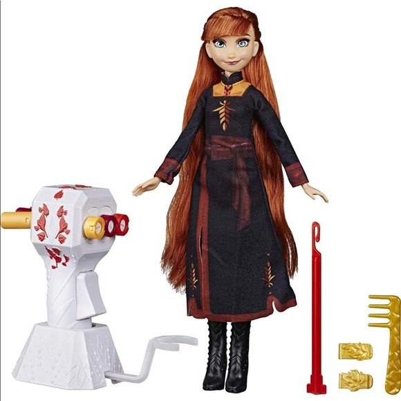 Disney Frozen Sister Styles Anna Fashion Doll with Extra-Long Red Hair - Picture 2 of 5